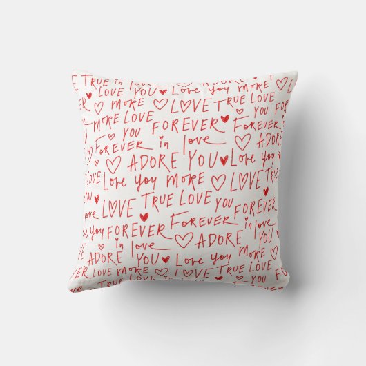 Valentine's Day Pillow Kussen (Achterkant)