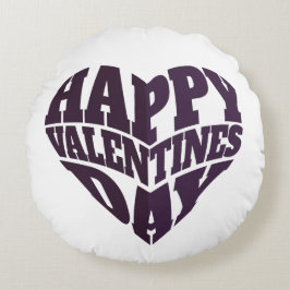 Valentine's Day Pillow Rond Kussen