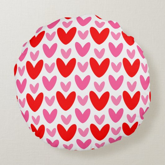 Valentine's Day Pillow Rond Kussen (Achterkant)