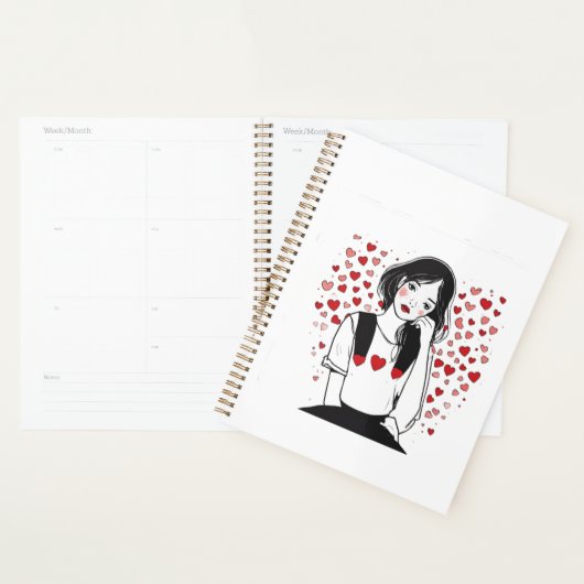 valentines day planner (Display)