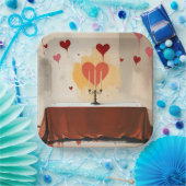 Valentines Day plates Papieren Bordje (Feest)