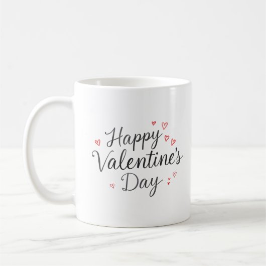 Valentine's Day Polka Radio Mug Koffiemok (Links)