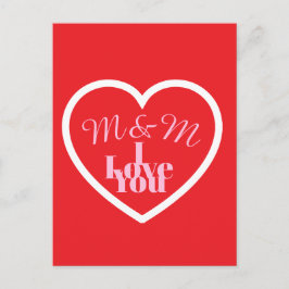 Valentines day Post card Briefkaart