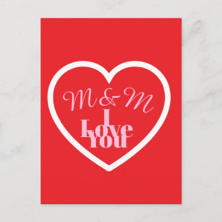 Valentines day Post card Briefkaart