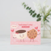 Valentine's Day Postcard Briefkaart (Staand voorkant)