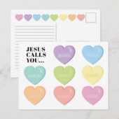 Valentine's Day Postcard Feestdagenkaart (Voorkant / Achterkant)