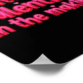 Valentines Day Pregnancy Announcement Little Valen Poster (Hoek)