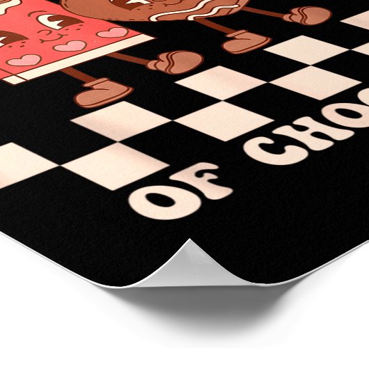 Valentines Day Pregnancy Announcement Matching Cou Poster (Hoek)