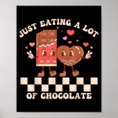 Valentines Day Pregnancy Announcement Matching Cou Poster (Voorkant)