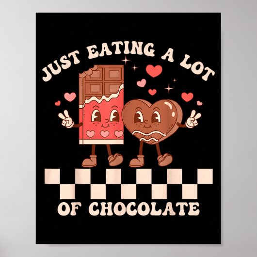 Valentines Day Pregnancy Announcement Matching Cou Poster (Voorkant)