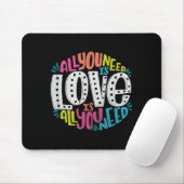 Valentine's Day Product - All You Need Is Love Muismat (Met muis)
