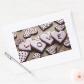 Valentine's Day Rechthoekige Sticker (Envelop)