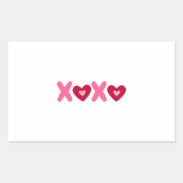 Valentine's Day Rechthoekige Sticker