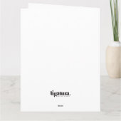 Valentine's Day Red & Pink XOXO G Kaart (Achterkant)