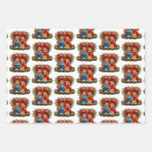 Valentine's Day | Retro Pop Art Boy and Girl Inpakpapier Vel (Voorkant 2)