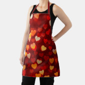 Valentine's Day Romantic Heart Print Pattern Schort (Insitu)