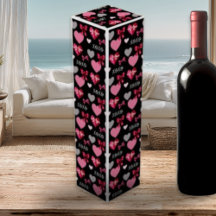 Valentine's Day Romantic Hearts, Ribbons and XOXO