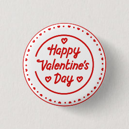 Valentine's Day Ronde Button 3,2 Cm