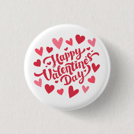 Valentine's Day Ronde Button 3,2 Cm