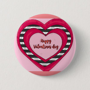 Valentine's Day Ronde Button 5,7 Cm