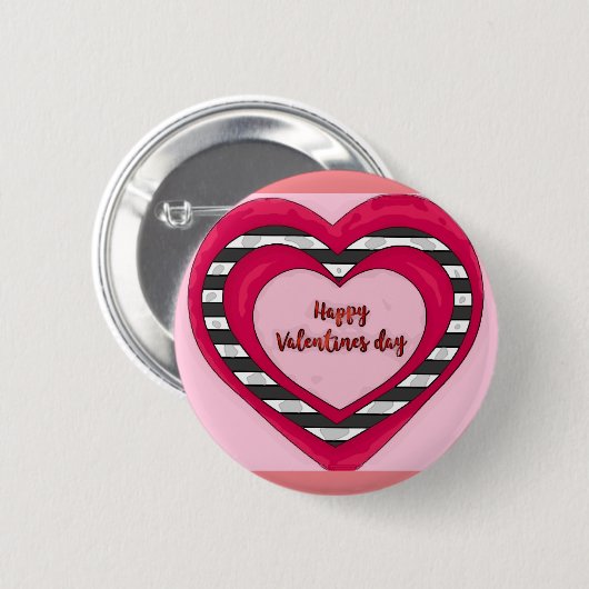 Valentine's Day Ronde Button 5,7 Cm (Voorkant /achterkant)