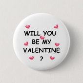 Valentine's Day Ronde Button 5,7 Cm (Voorkant)