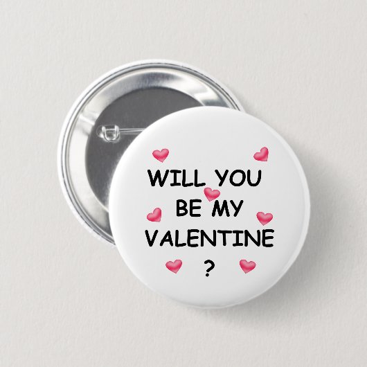 Valentine's Day Ronde Button 5,7 Cm (Voorkant /achterkant)