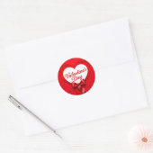 Valentine's Day Ronde Sticker (Envelop)