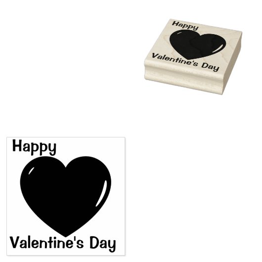Valentine's Day Rubberstempel (Gestempeld)