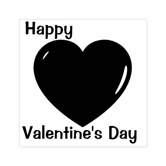 Valentine's Day Rubberstempel (Afrduk)