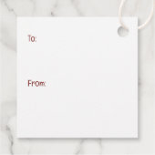 Valentines Day Samoyed Dog Bedankjes Labels (Achterkant)