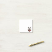 Valentines Day Samoyed Dog Post-it® Notes (Op bureau)