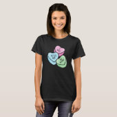 Valentine's Day Saying Hearts T-shirt (Voorkant volledig)
