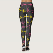 Valentine's Day Seamless Pattern Leggings (Achterkant)