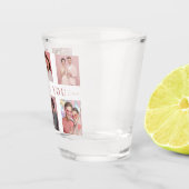 Valentine's Day Shot Glass  | Custom Couple Photos Shot Glas (Rechts)