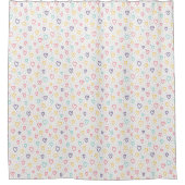 Valentine's Day Shower Curtain, Colorful Hearts Douchegordijn (Voorkant)