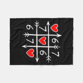 Valentines Day Six Seven 67 Meme 6 7 Heart Boys Gi Fleece Deken (Voorkant (Horizontaal))