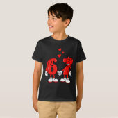Valentine's Day Six Seven Hearts 6 7 Meme Gen Alph T-shirt (Voorkant volledig)