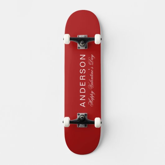 Valentines Day Skateboard for Festive Holiday Joy (Voorkant)
