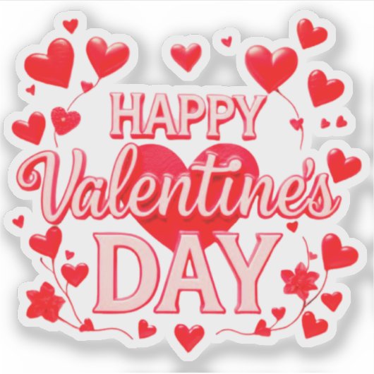 VALENTINES DAY STICKER (Voorkant)