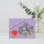 Valentines Day, Sweet Valentine Cust. Postcard Briefkaart (Staand voorkant)