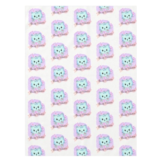 Valentine's Day Tablecloth Be my Valentine Tafelkleed (Voorkant)