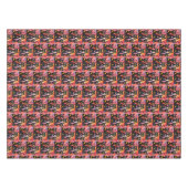 Valentine's Day Tablecloth Cat Red Hearts Tafelkleed (Voorkant (Horizontaal))