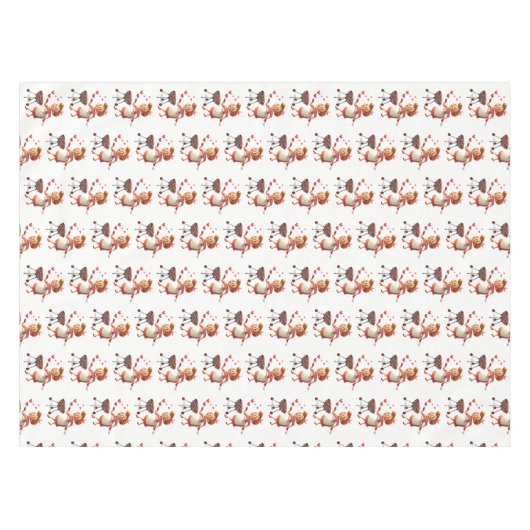 Valentine's Day Tablecloth Cook Love Red Hearts  Tafelkleed (Voorkant (Horizontaal))