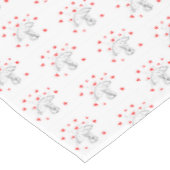 Valentine's Day Tablecloth Umbrella Red Hearts Tafelkleed (Gekanteld)