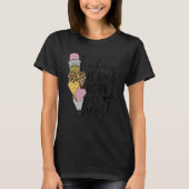 Valentines Day Teaching Is A Work Of Heart Leopard T-shirt (Voorkant)