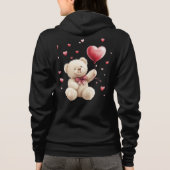 Valentine's Day Teddy Bear Love Full-zip Hoodie (Achterkant)