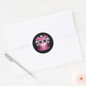 Valentine's Day Teddy Bear  Ronde Sticker (Envelop)