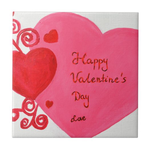 Valentine's Day Tegeltje (Voorkant)