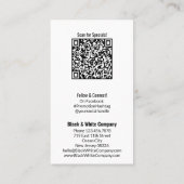 Valentine's Day Thanks for Your Purchase Visitekaartje (Achterkant)